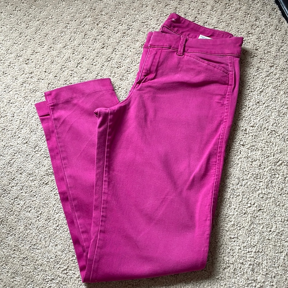 Hot pink pixie pants